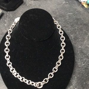 Judith Ripka sterling necklace